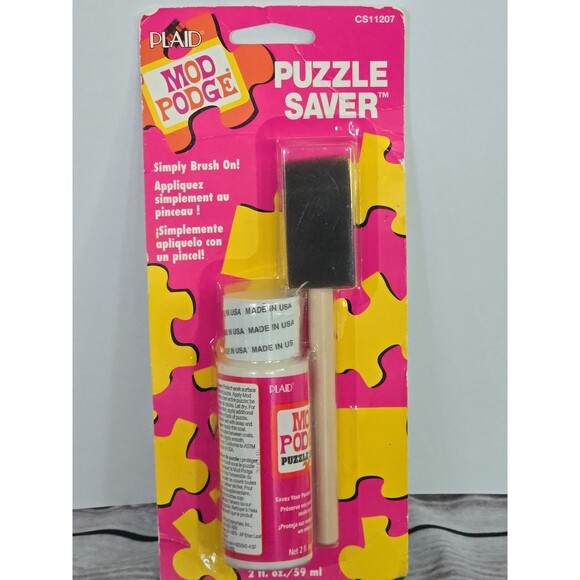 All In One Glue And Sealer Water Based Non Toxic 2 Oz For Puzzles And Crafts - Picture 5 of 7